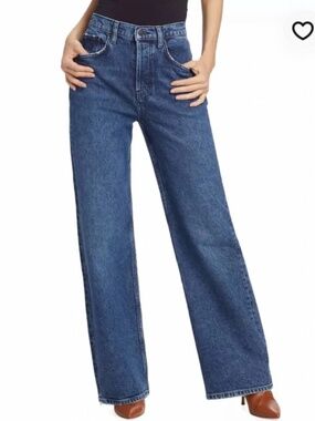 Rails Getty High-Rise Wide Leg Flare Jeans – Medium Blue Wash
